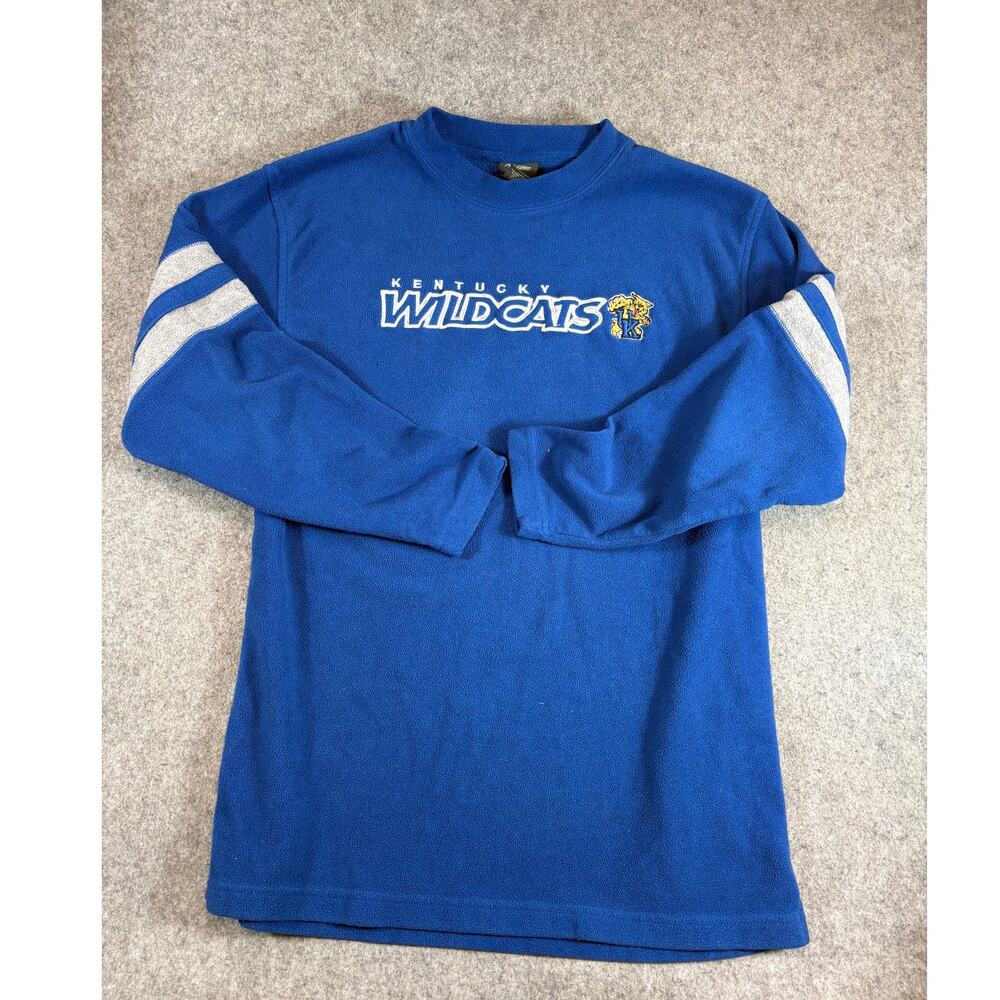 Kentucky Wildcats Fleece Sweatshirt Mens Blue NCAA Crewneck Pro Edge Medium